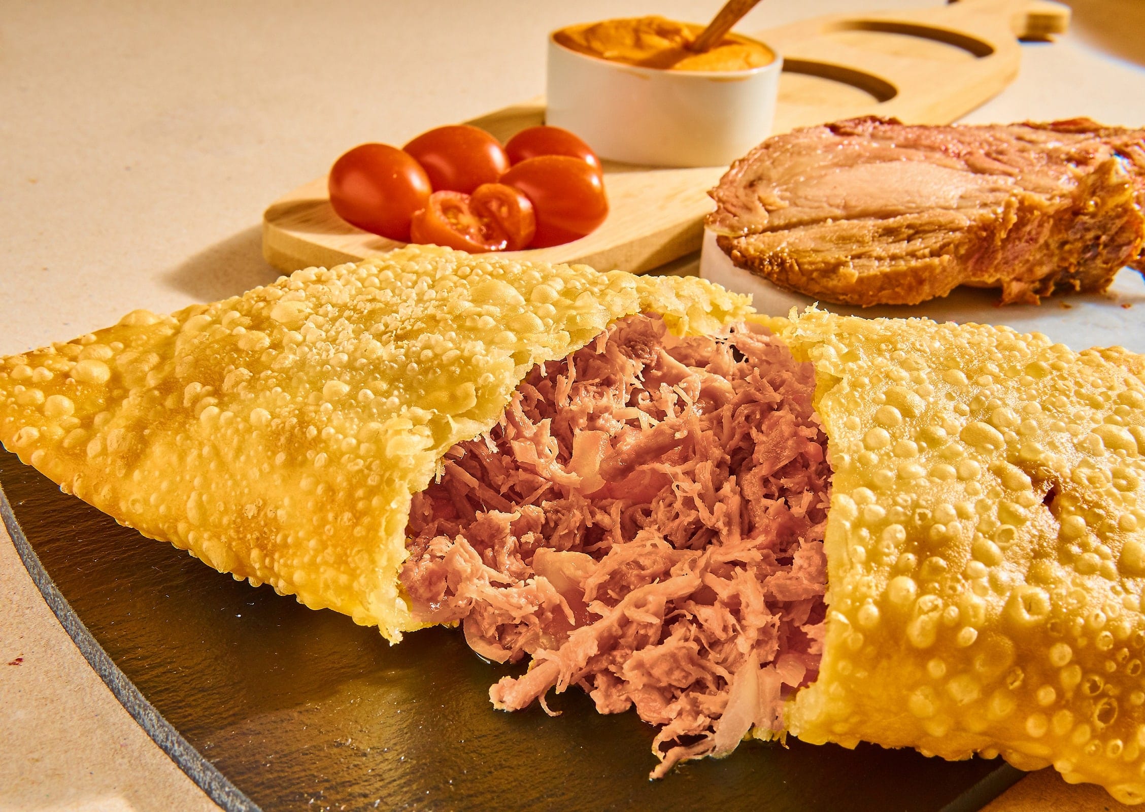 minipastéis de costela