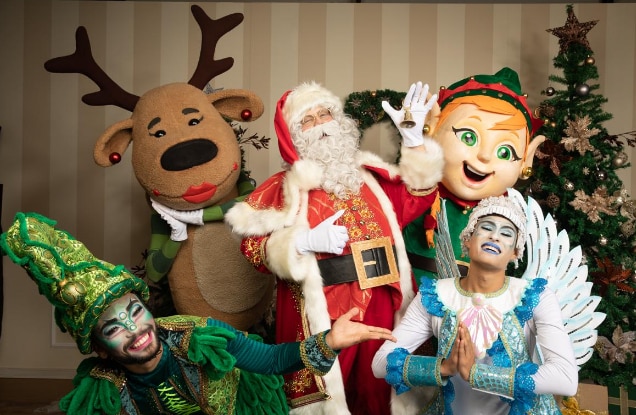 Papai Noel e vários personagens marcarão presença no Desfile Mágico de Natal (Créd. Divulgação)