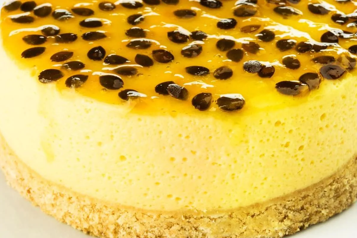 Torta de Maracujá e Requeijão