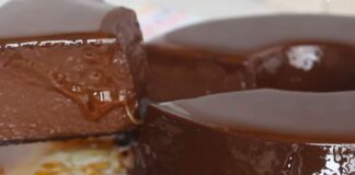 Pudim de Chocolate delicioso com 4 ingredientes!