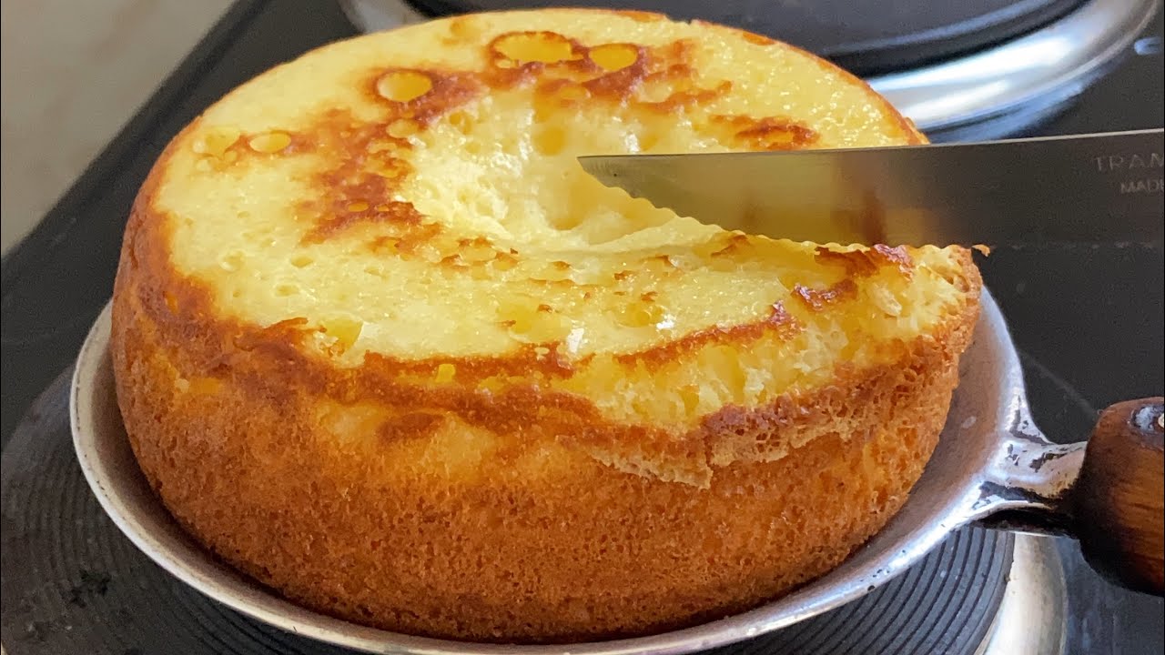 Bolo de leite condensado sem farinha de trigo