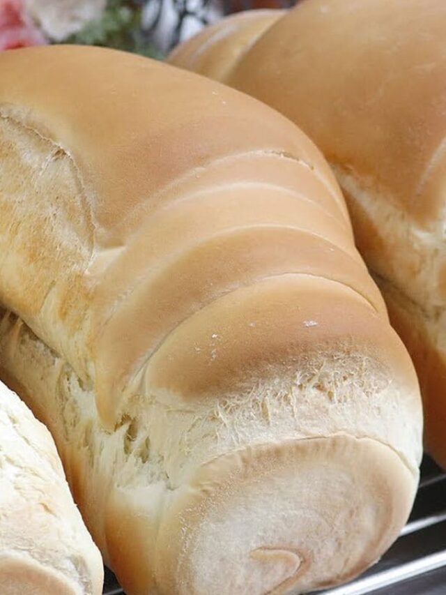 Pão caseiro sem ovos nem leite