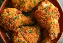 Se você está em busca de uma refeição deliciosa e que vai agradar a todos, a Receita de Frango Frito Crocante com Farinha de Milho e Ervas é a escolha perfeita! Aprender a preparar essa maravilha é algo que todos deveriam fazer, não só pela crocância irresistível, mas também pela combinação saborosa de ervas que traz um toque especial ao frango. Ao preparar esta receita, você descobrirá que usar farinha de milho não apenas intensifica o sabor do frango, mas também o torna mais crocante do que nunca. Essa farinha é uma alternativa ótima para quem busca um frango frito leve e saboroso. Com uma preparação fácil, essa receita é perfeita para um almoço em família, um lanche entre amigos ou até mesmo uma refeição casual durante a semana. Além disso, os ingredientes são simples e acessíveis, permitindo que qualquer um, desde iniciantes até os mais experientes, consiga fazer em casa. Imagine a cena: você saindo da cozinha com um prato quentinho de frango frito crocante, que exala um aroma fresco de ervas. É de dar água na boca! E o melhor de tudo é que, além de ser uma refeição saborosa, o frango é uma excelente fonte de proteína, trazendo benefícios tanto para o corpo quanto para a mente. Essa receita também é uma ótima opção para aqueles que desejam surpreender sem gastar muito tempo na cozinha. Então, que tal se aventurar e preparar essa delícia? Você merece esse sabor na sua mesa!