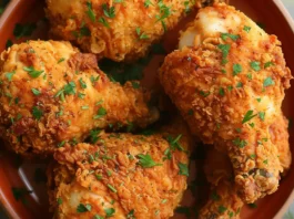 Se você está em busca de uma refeição deliciosa e que vai agradar a todos, a Receita de Frango Frito Crocante com Farinha de Milho e Ervas é a escolha perfeita! Aprender a preparar essa maravilha é algo que todos deveriam fazer, não só pela crocância irresistível, mas também pela combinação saborosa de ervas que traz um toque especial ao frango. Ao preparar esta receita, você descobrirá que usar farinha de milho não apenas intensifica o sabor do frango, mas também o torna mais crocante do que nunca. Essa farinha é uma alternativa ótima para quem busca um frango frito leve e saboroso. Com uma preparação fácil, essa receita é perfeita para um almoço em família, um lanche entre amigos ou até mesmo uma refeição casual durante a semana. Além disso, os ingredientes são simples e acessíveis, permitindo que qualquer um, desde iniciantes até os mais experientes, consiga fazer em casa. Imagine a cena: você saindo da cozinha com um prato quentinho de frango frito crocante, que exala um aroma fresco de ervas. É de dar água na boca! E o melhor de tudo é que, além de ser uma refeição saborosa, o frango é uma excelente fonte de proteína, trazendo benefícios tanto para o corpo quanto para a mente. Essa receita também é uma ótima opção para aqueles que desejam surpreender sem gastar muito tempo na cozinha. Então, que tal se aventurar e preparar essa delícia? Você merece esse sabor na sua mesa!